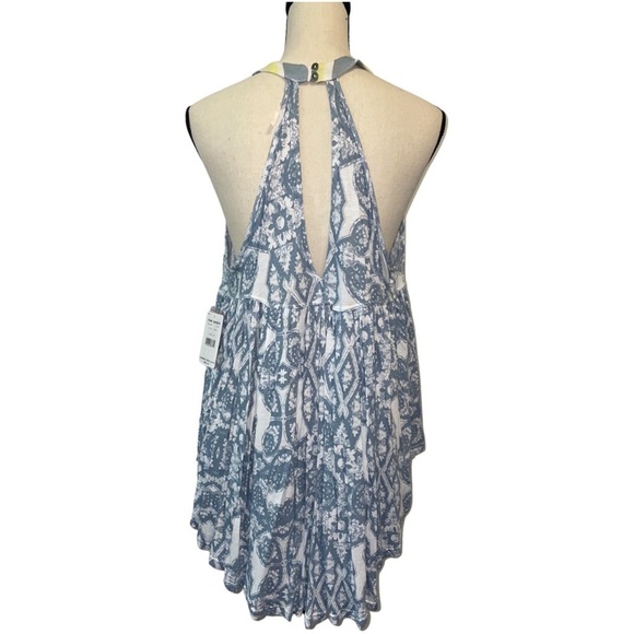 Free People Mimi Tunic Blue/Ivory - Picture 7 of 12